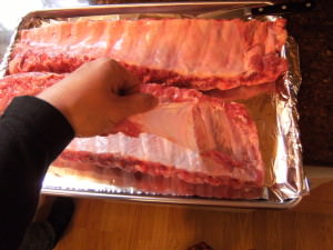 removing membrane from baby back ribs