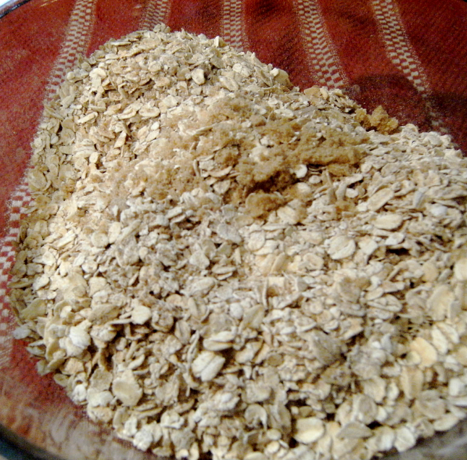 adding sugar to dry ingredients for baked oatmeal recipe