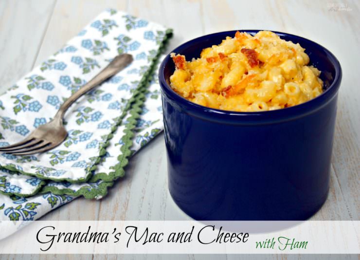 Grandma's-Mac-and-Cheese is rich, cheesy and creamy just like grandma used to make! 