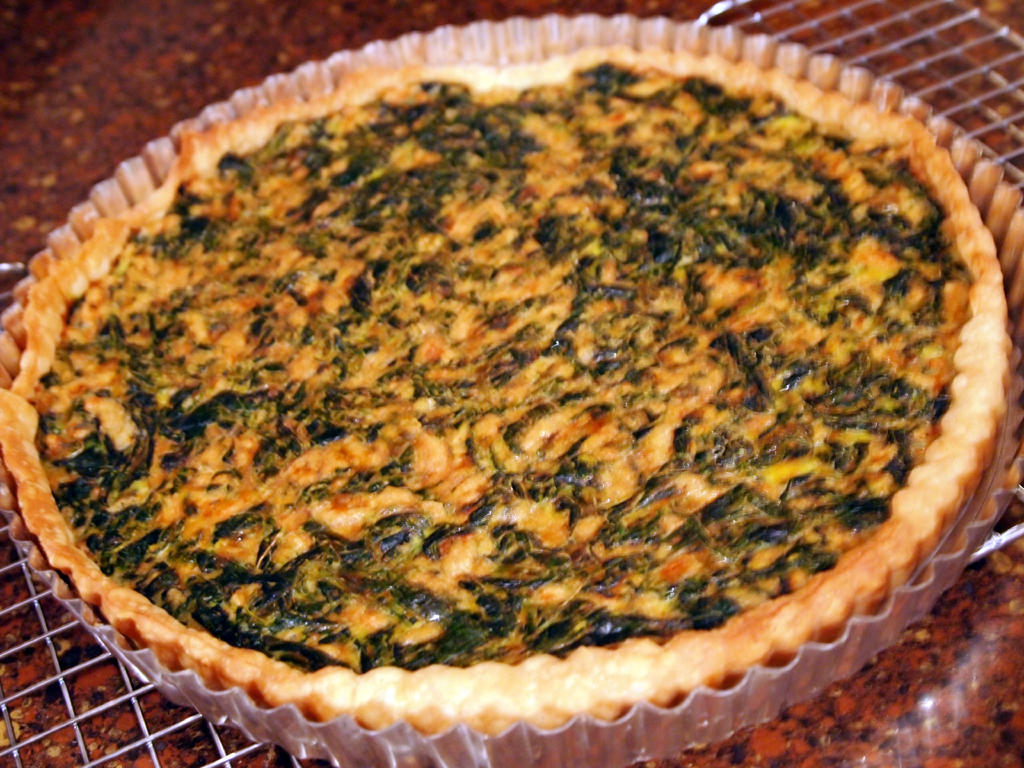 Baked Spinach Tart
