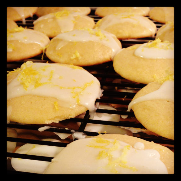 Glazed Honey Lemon Cookies by La Petite Pancake