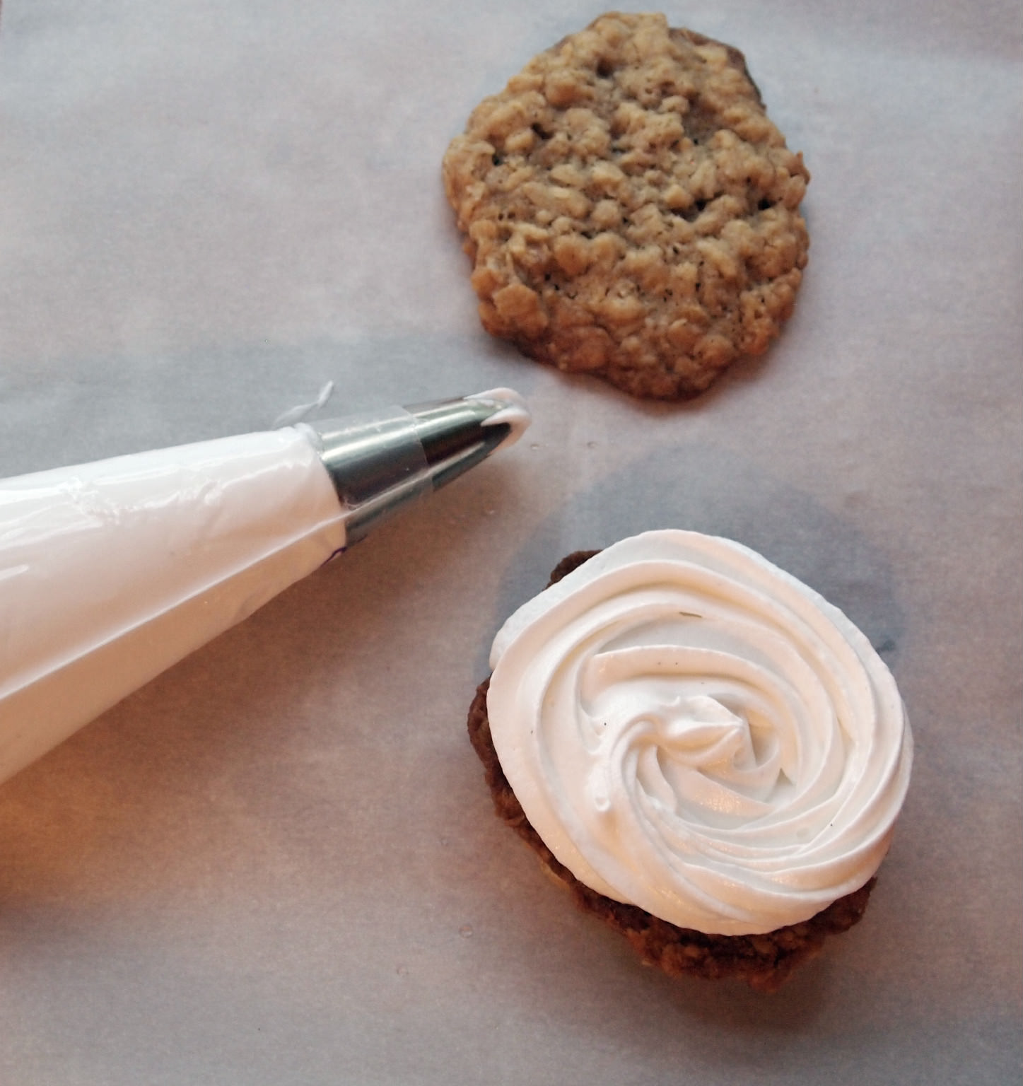 Homemade Oatmeal Marshmallow Cream Pies via Comfortably Domestic