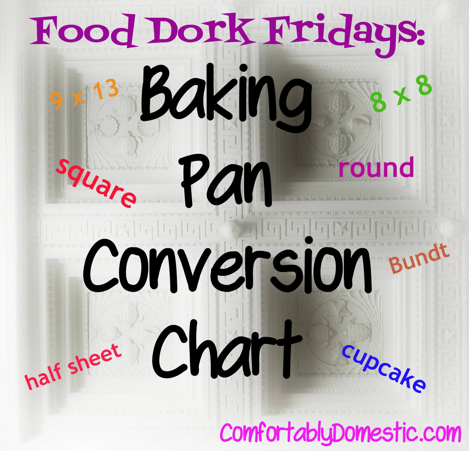 Baking Pan Conversion Chart | ComfortablyDomestic.com