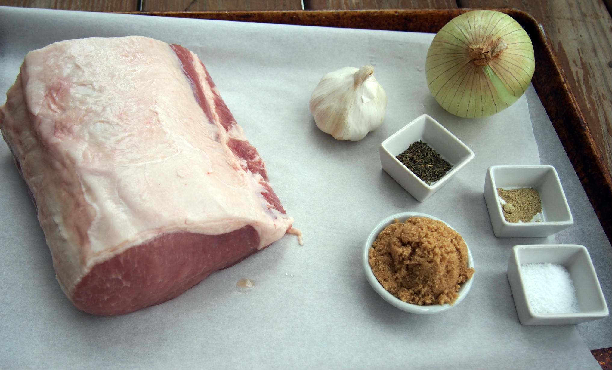 Garlic Pork Roast Cast
