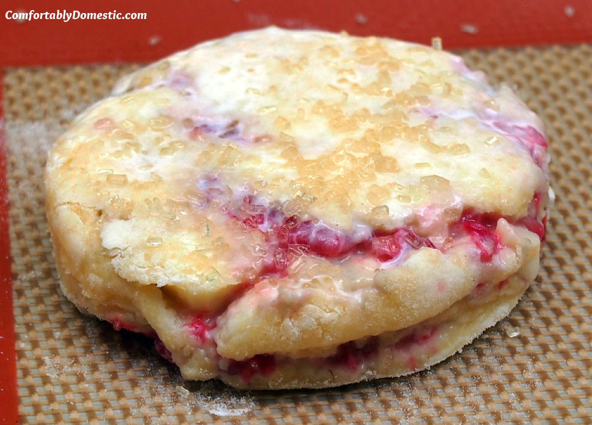Ready for the Oven: White Chocolate Raspberry Scones | ComfortablyDomestic.com
