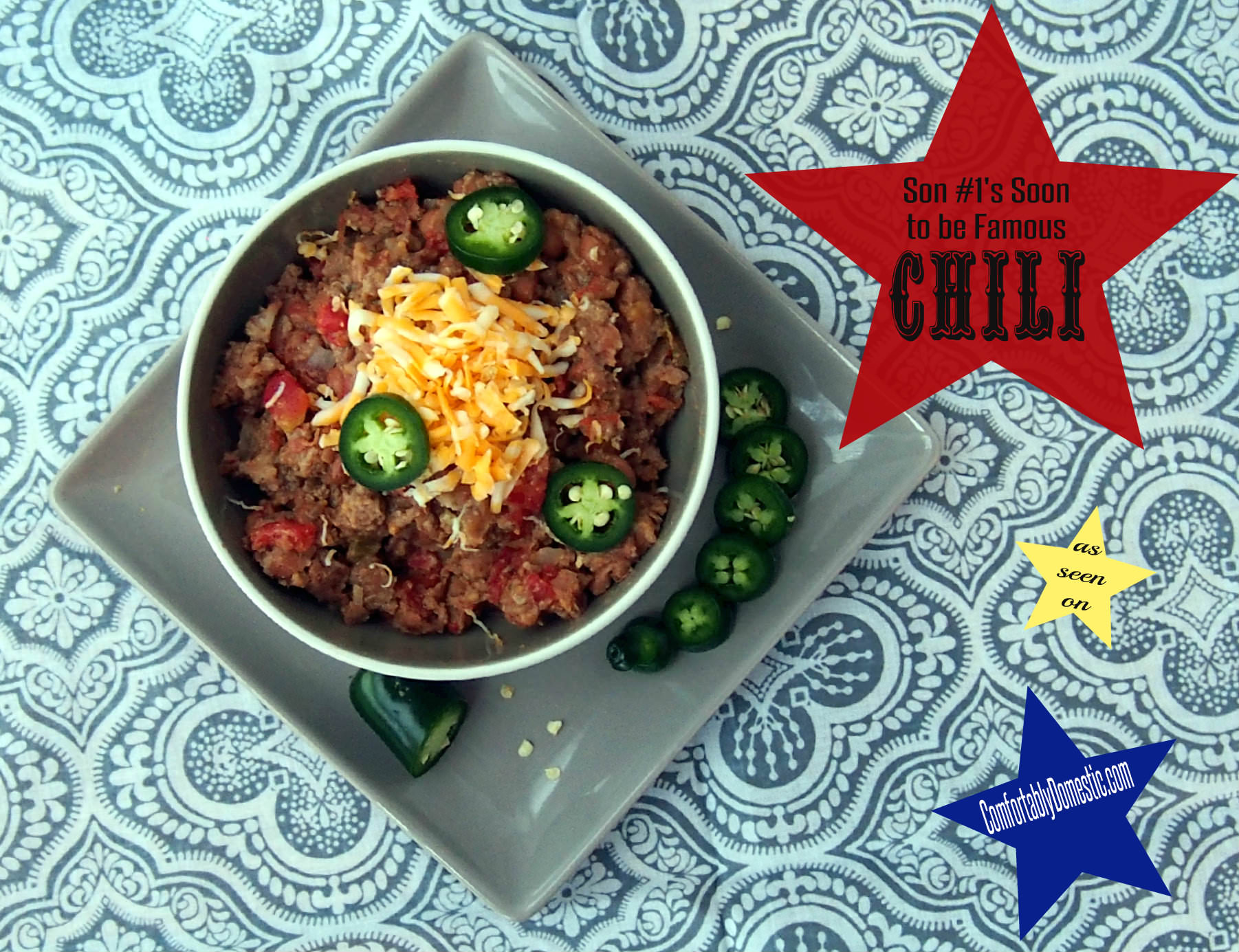 Son #1's Soon-to-be-Famous Chili Recipe | ComfortablyDomestic.com