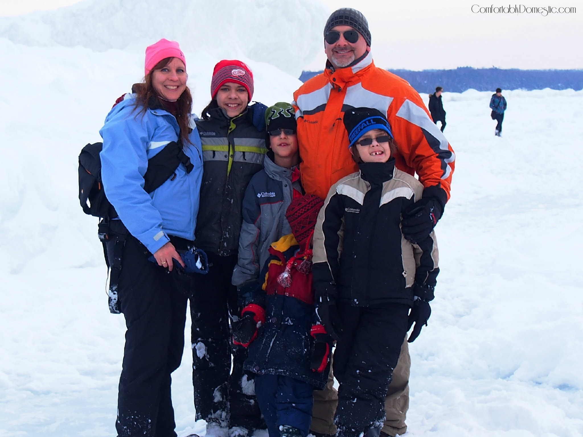Comfortably Domestic Family Ice Explorers