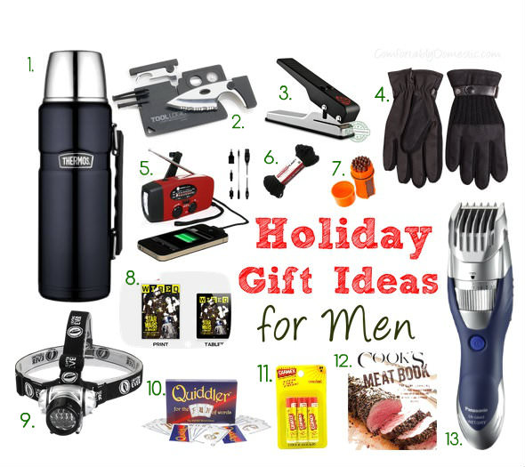Holiday Gift Guide for Men | ComfortablyDomestic.com