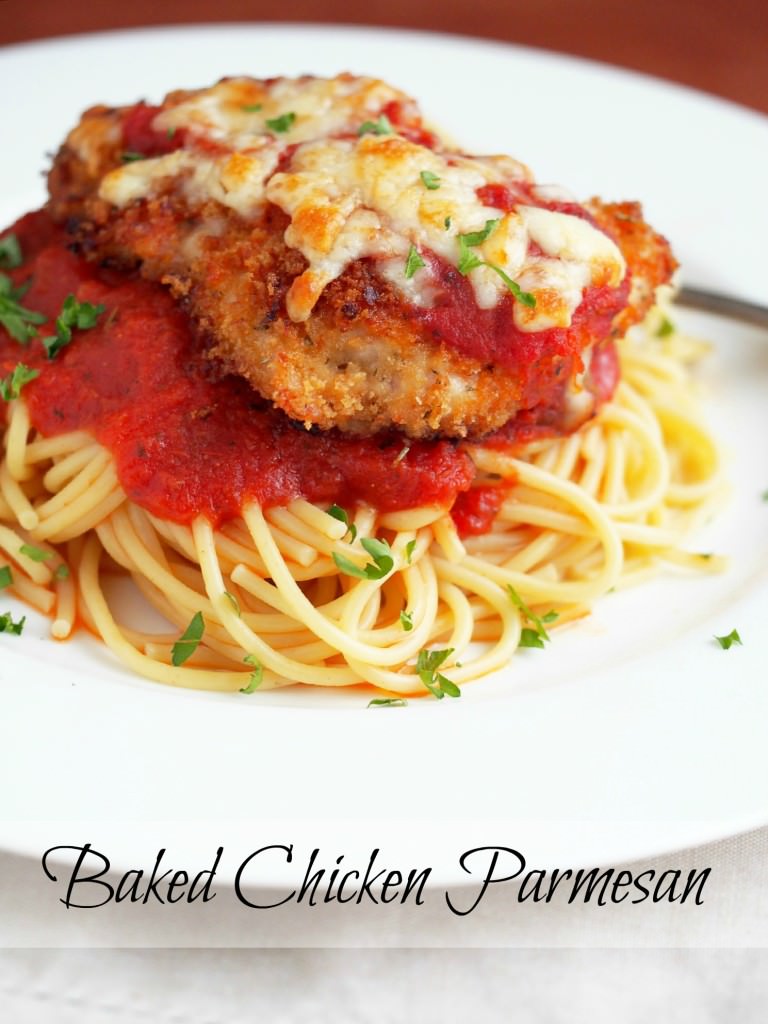 Baked-Chicken-Parmesan | ComfortablyDomestic.com