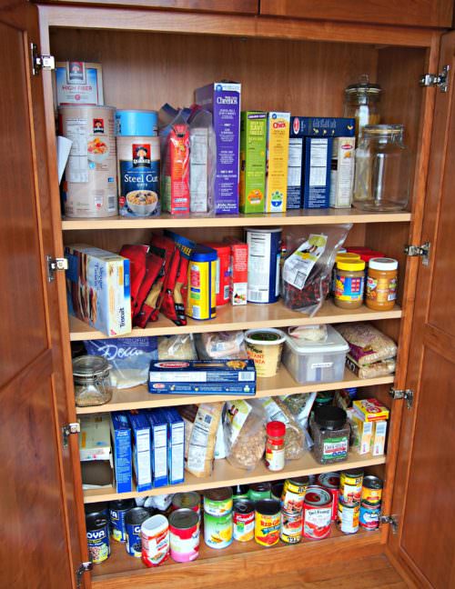 How-to-Organize-the-Pantry-in-Five-Easy-Steps is surefire way to get those cupboards clean and keep them that way! 
