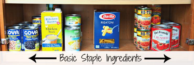 How-to-Organize-the-Pantry-in-Five-Easy-Steps is surefire way to get those cupboards clean and keep them that way! 