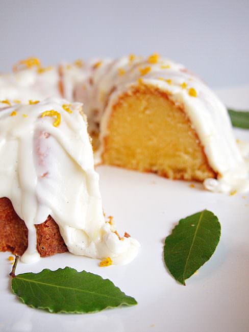 Orange-Creamsicle-Pound-Cake marries zesty orange pound cake with creamy vanilla icing that’s reminiscent of the favorite frozen treat of childhood.