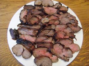 Get the recipe for a delicious bourbon soaked beef tenderloin from comfortablydomestic.com