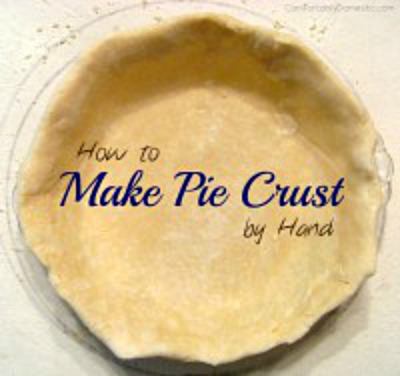 Anyone can learn how to make homemade pie crust by following a few easy steps. | Learn how on ComfortablyDomestic.com