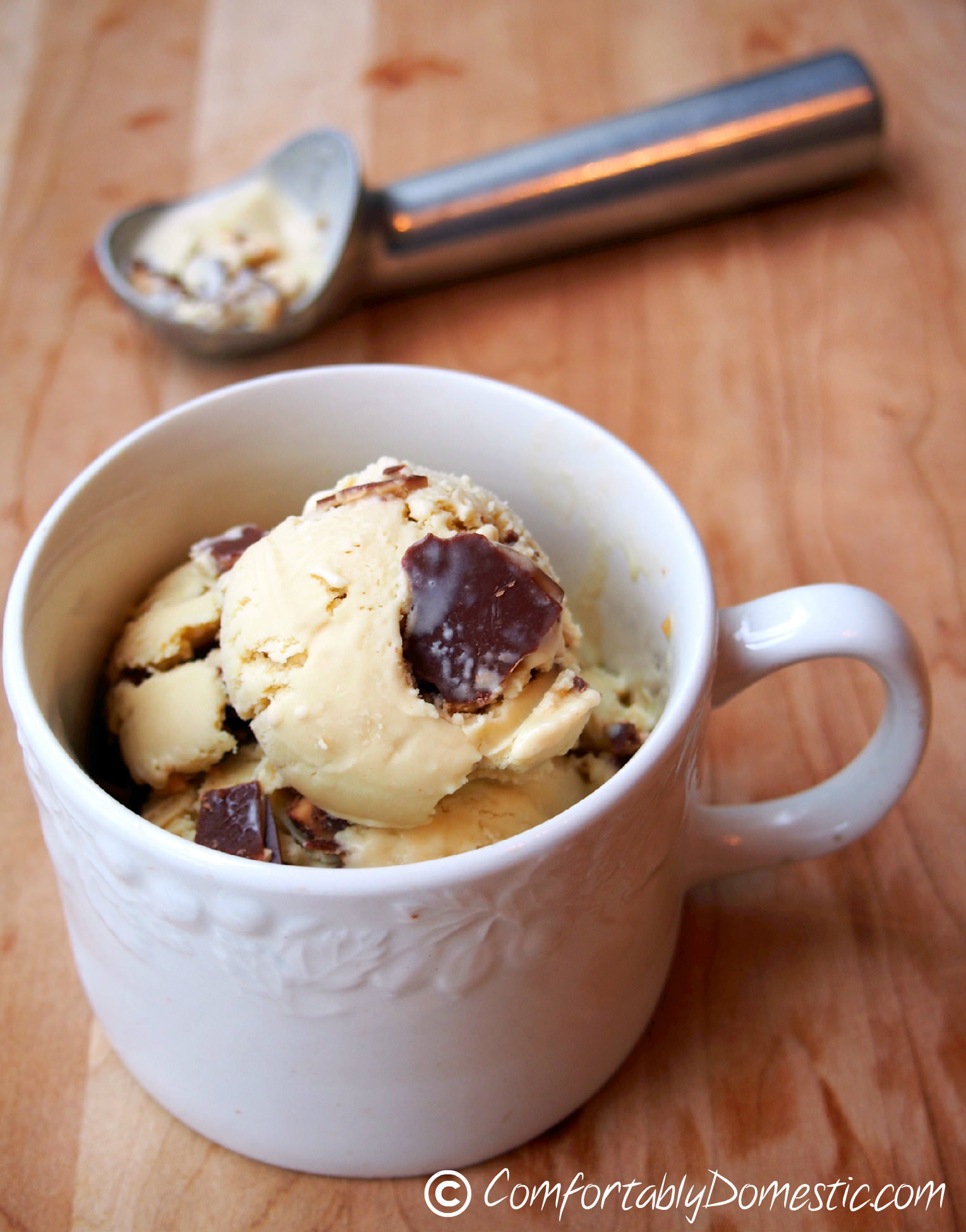 Swanky Scoop - Irish coffee truffle ice cream, for a happy belated