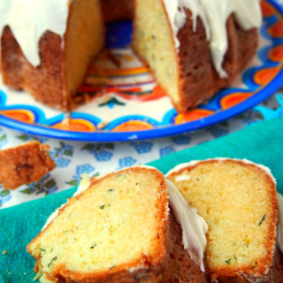 Zucchini Bundt Cake with Lemon Cream Glaze | ComfortablyDomestic.com