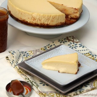 How to make a PERFECT cheesecake, recipe and instructions from ComfortablyDomestic.com - This method results in cheesecake perfection every single time--no cracks, lumps or sunken middles!