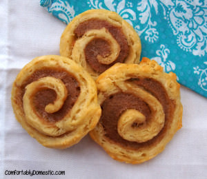 ausage Biscuit Pinwheels from ComfortablyDomestic.com