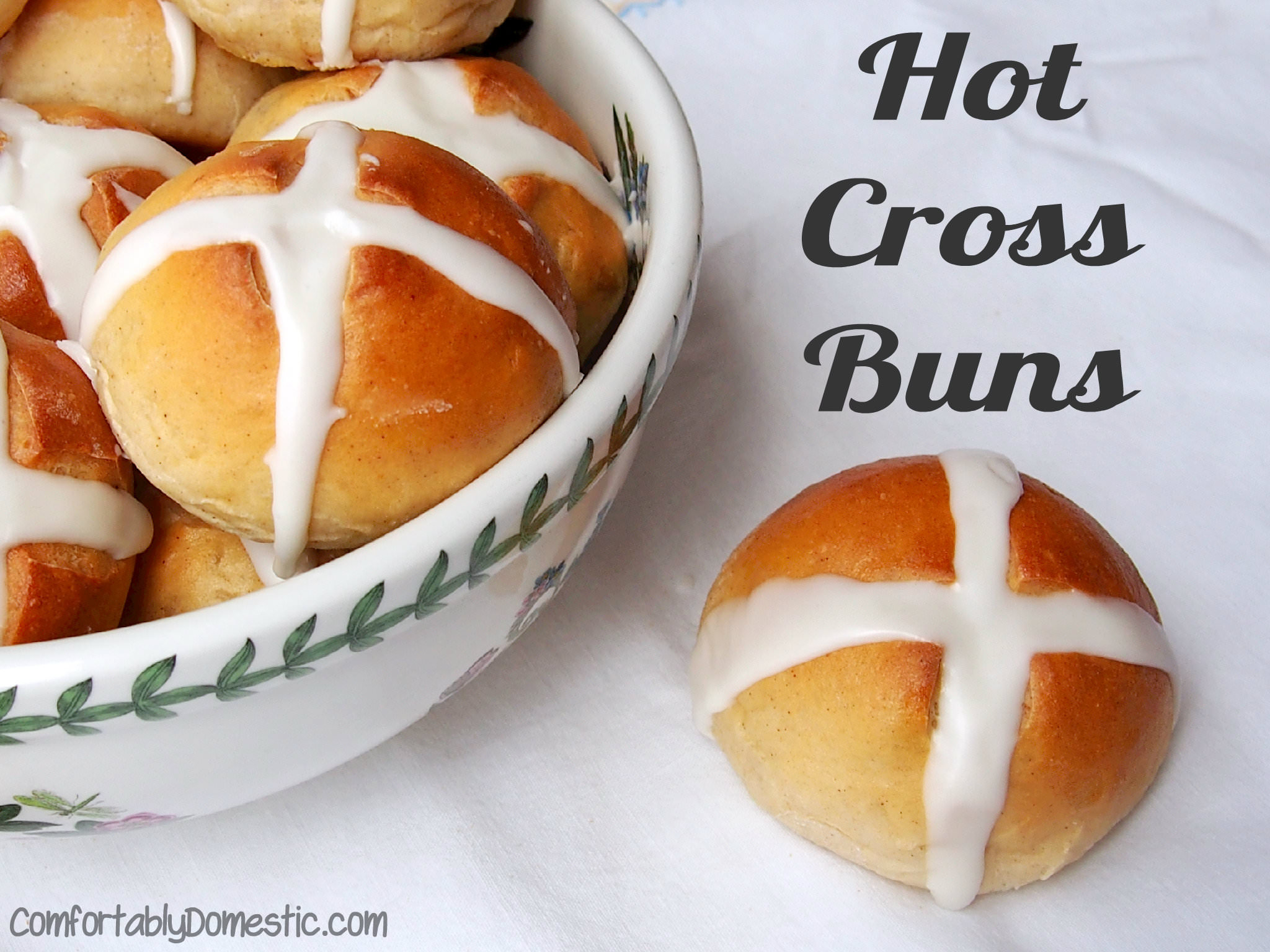 Homemade Hot Cross Buns - Comfortably Domestic