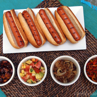 Hot dogs are the all-American treat, deserving of the best hot dog condiments. Doctor up your grilled meats and hot dogs with these delicious homemade condiments. | ComfortablyDomestic.com