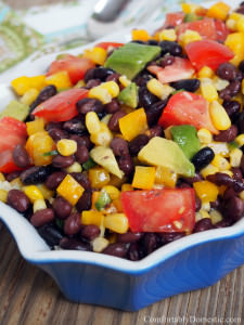 Black Bean and Corn Salad | ComfortablyDomestic.com