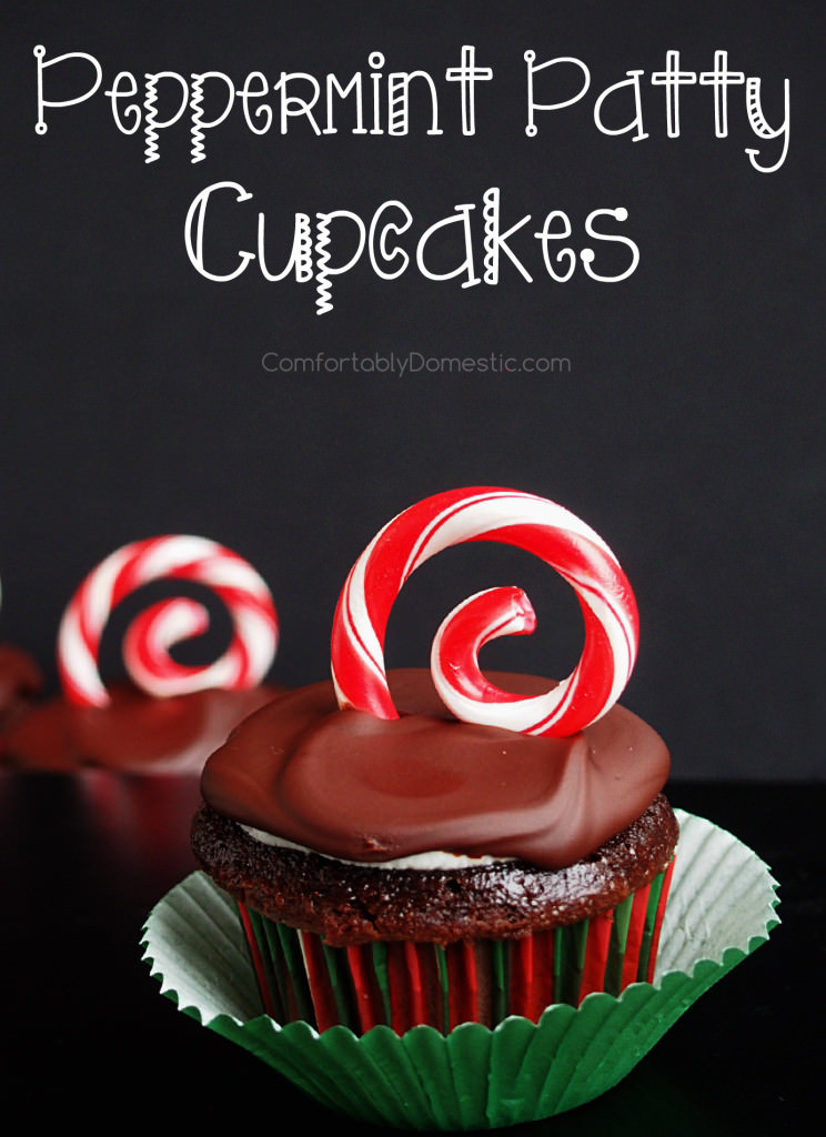 Peppermint Patty Cupcakes | ComfortablyDomestic.com