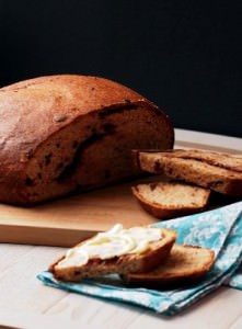 Chocolate Loves Vanilla Bread - Sweet, vanilla-infused whole grain sweet dough with a generous helping of chopped chocolate kneaded into tender loaves. | ComfortablyDomestic.com