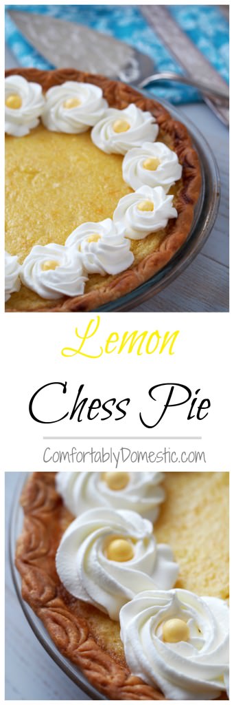 Lemon chess pie is a remarkably simple custard pie with deep Southern roots and plenty of lemony sass. | ComfortablyDomestic.com
