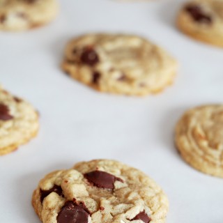Soft-Chocolate-Chip-Cookies are loaded with gooey chocolate chips and stay nice and chewy in the cookie jar—although they don’t last long!