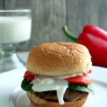 Greek-Turkey-Slider-Burgers are juicy, fun-sized lean ground turkey burgers that are well seasoned with Greek-inspired herbs and spices, seared over a hot grill to seal in the juices, and topped with a fantastic feta cheese sauce.