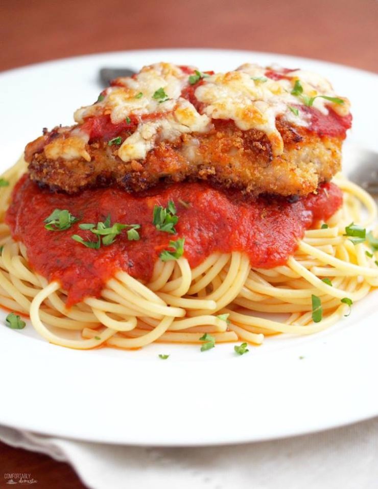 Weekly-Menu-Plan Week 40 is full of delicious dinners like baked chicken parm, a spicy paneer, smoky chili, one pot pasta, and a burger. As always, we include a couple desserts for weekend indulgence! 
