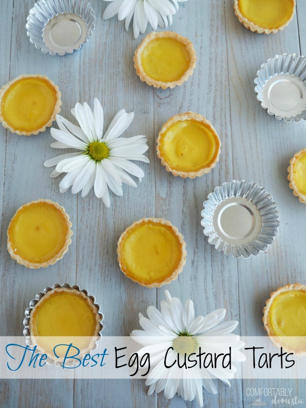 The-Best-Egg-Custard-Tarts are lightly sweet soft egg custard baked in a buttery, flaky crust. Sometimes called Hong Kong Egg tarts, these little two bite wonders are popular throughout Asia, Portugal, and here in the US. 
