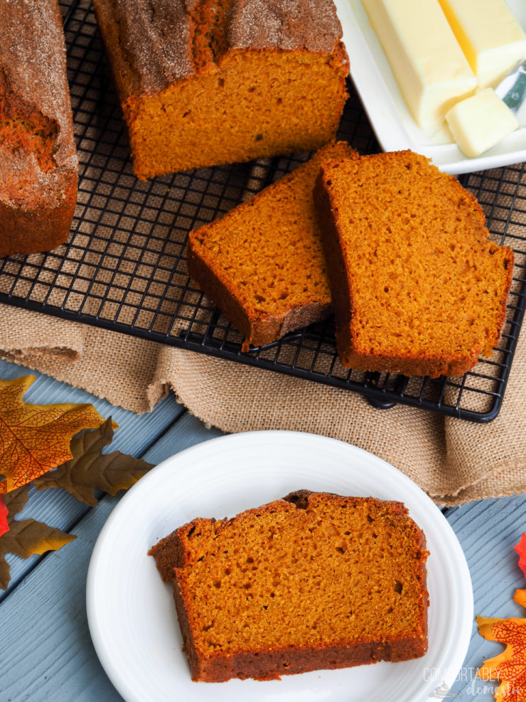 Bread And Muffins Archives Comfortably Domestic   The Best Pumpkin Bread Featured 740x987 