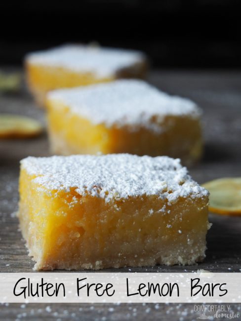 Gluten Free Lemon Bars - Comfortably Domestic