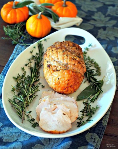 boneless-turkey-breast-on-white-platter