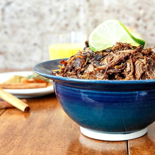 beef-carnitas-in-a-blue-bowl