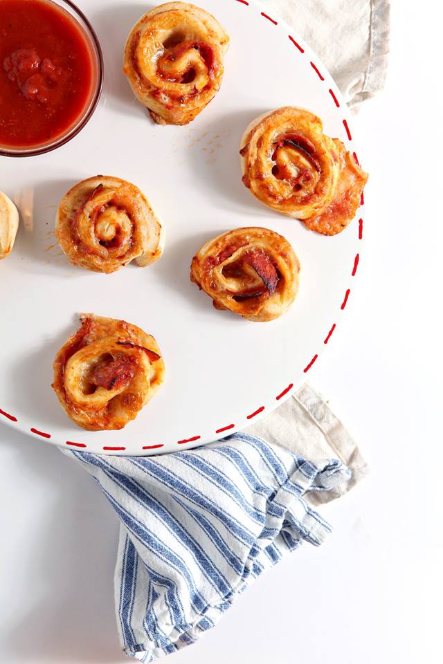 pepperoni-pizza-rolls-on-a-white-plate