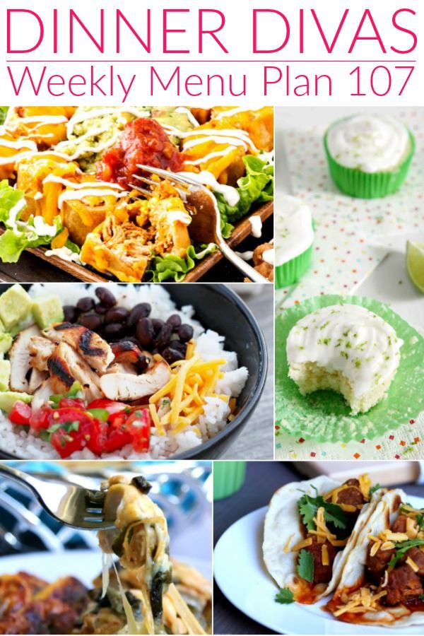 collage of cinco de mayo inspired dinners.